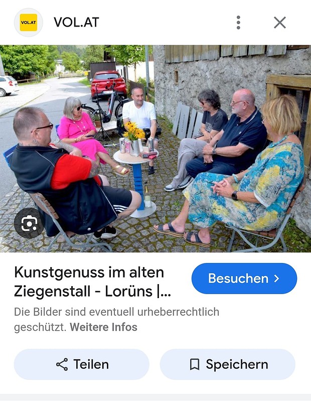 Das Sommeratelier in der „Heimat“ Bludenz